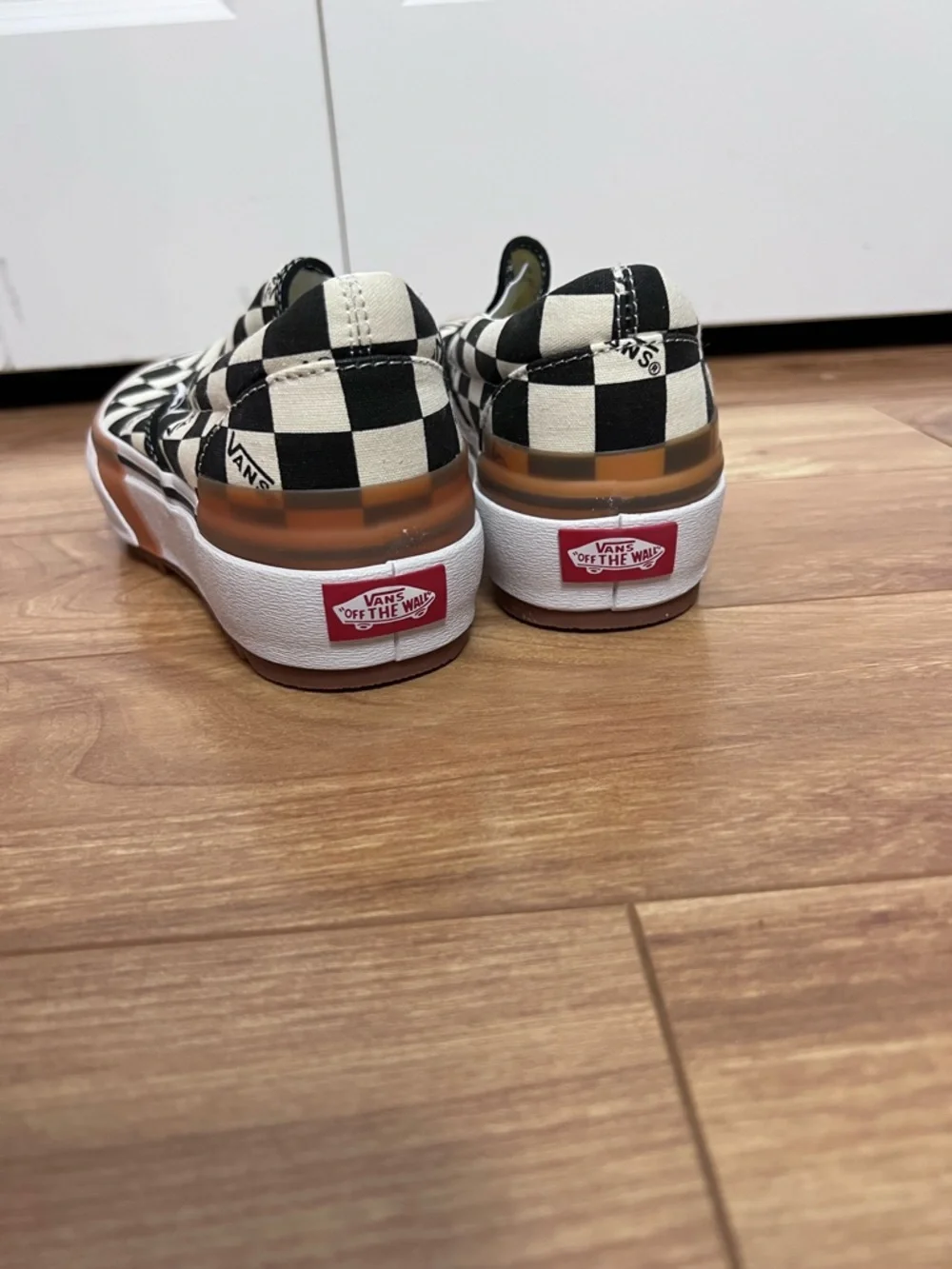 Vans Stacked Checkered platform sneakers 8.5 - Picture 2 of 11
